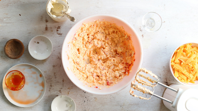 pimento cheese in bowl