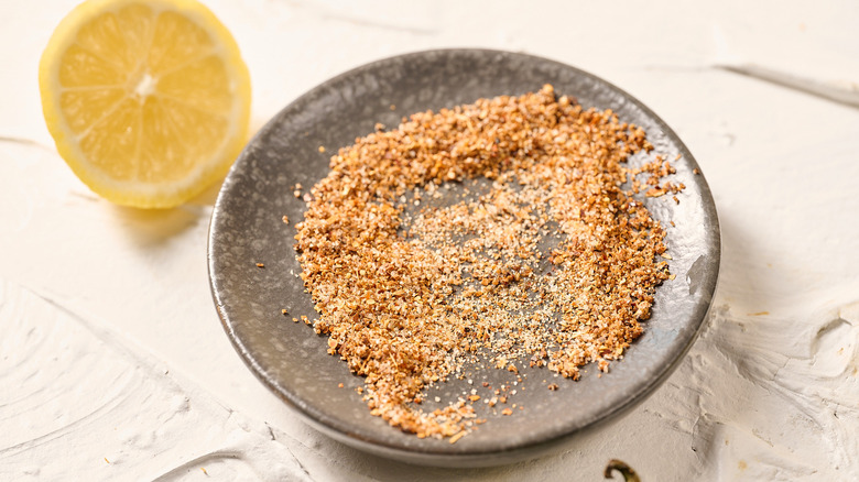 tajin seasoning on a plate