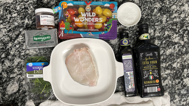 spicy halibut ingredients