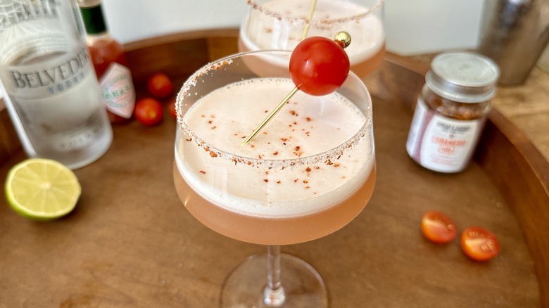 tomato martini cocktail