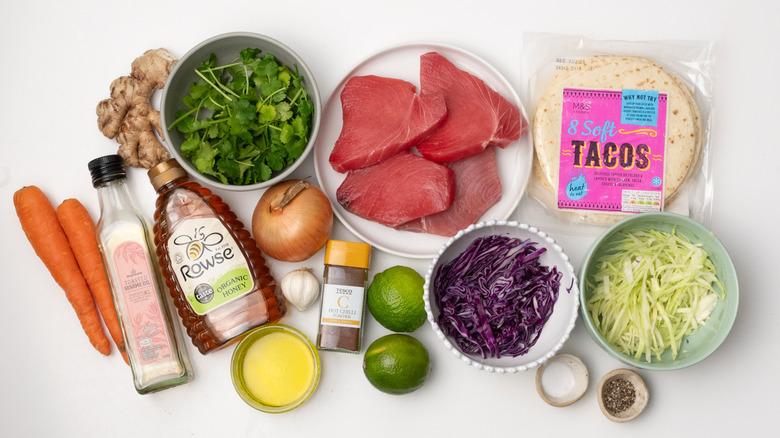 spicy tuna tacos ingredients