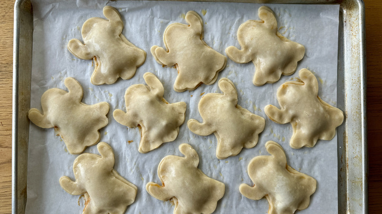 Sealed ghost hand pies