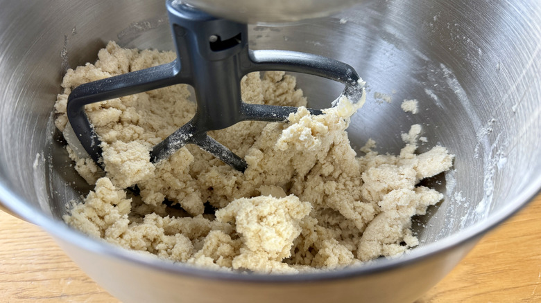 Mixing pie dough