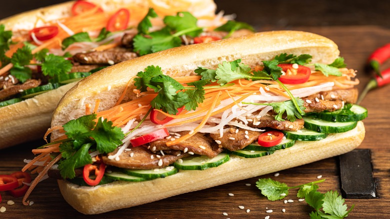 Banh mi sandwiches