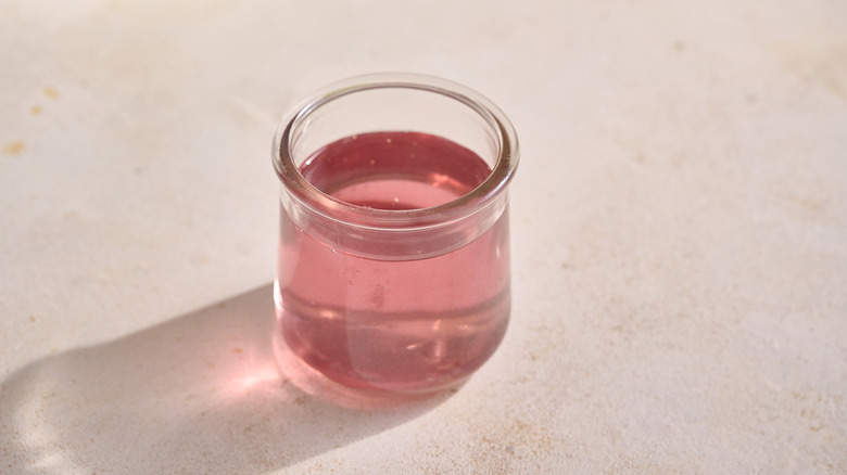 syrup in a small glass jar