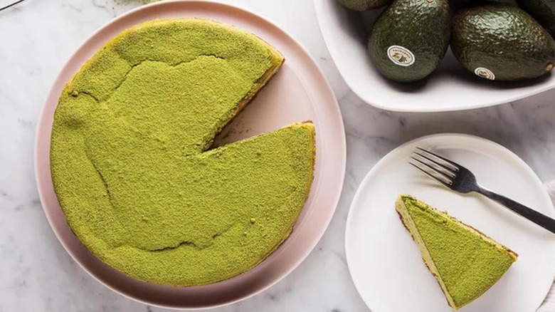 Matcha Avocado Cheesecake