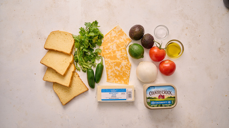 ingredients on a table