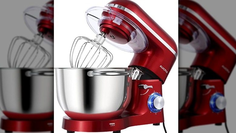 Red Acuma stand mixer