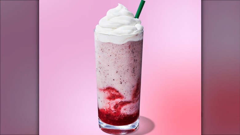 Starbucks chocolate-covered strawberry creme Frappuccino