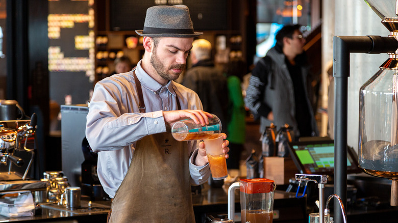 Barista at Starbucks Reserve