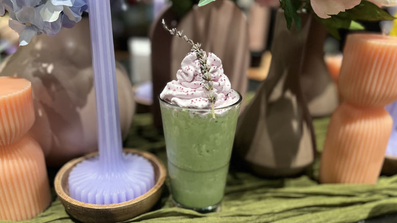 Starbucks Reserve's Lavender Matcha Malt