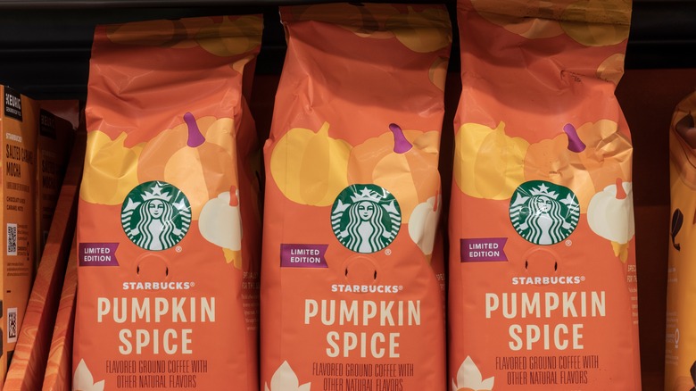 Starbucks pumpkins spice coffee