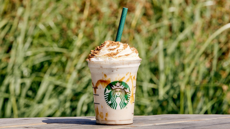 Churro Frappuccino from Starbucks