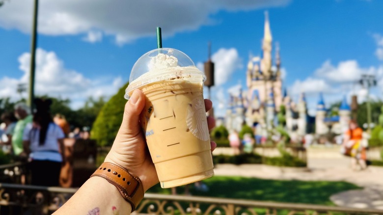 Cinderella Latte and Disney castle