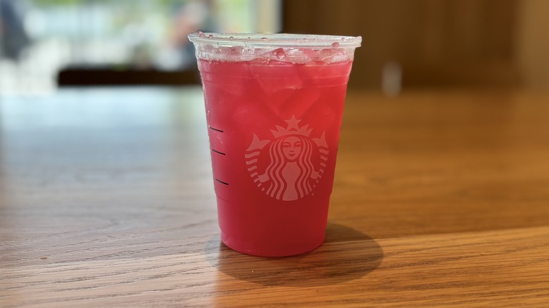 pink Lavender Lemonade at Starbucks