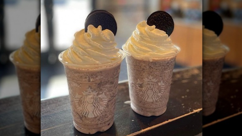 Oreo Frappuccinos from Starbucks