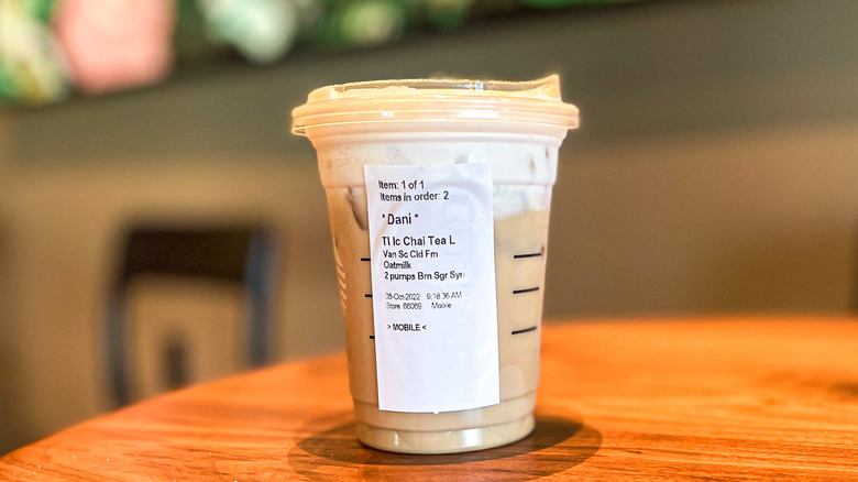 Iced Chai Latte from Starbucks