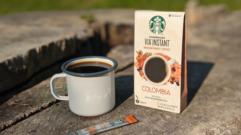 Starbucks VIA Colombia instant coffee