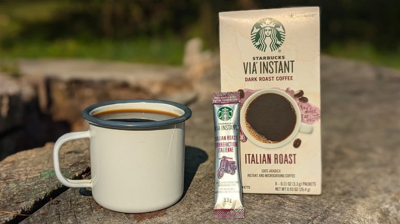 Starbucks VIA Italian Roast instant coffee