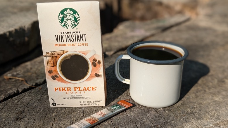 Starbucks VIA Pike Place Roast instant coffee