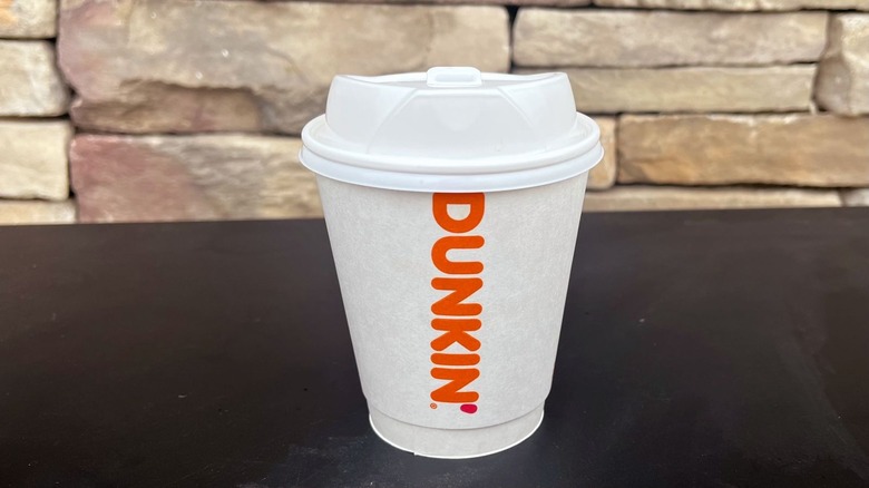 Dunkin' hot macchiato