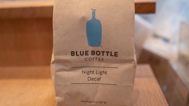 Blue Bottle coffee bean bag