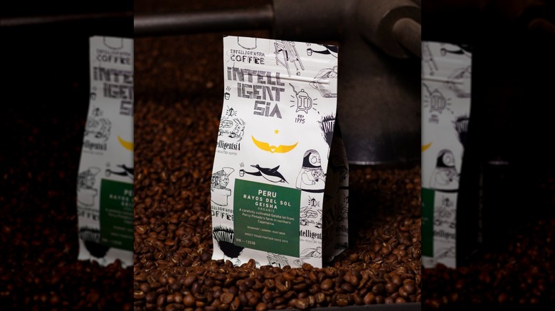 Package of Intelligentsia Coffee beans