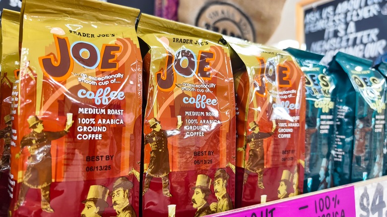 Trader Joe's coffee on store shelves