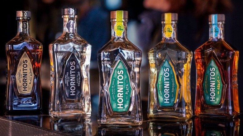 Hornitos Tequila bottles