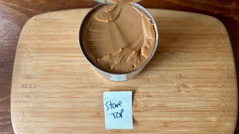 Can dulce de leche cooked stove top