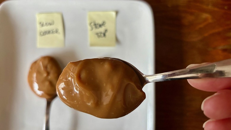 Close up dulce de leche