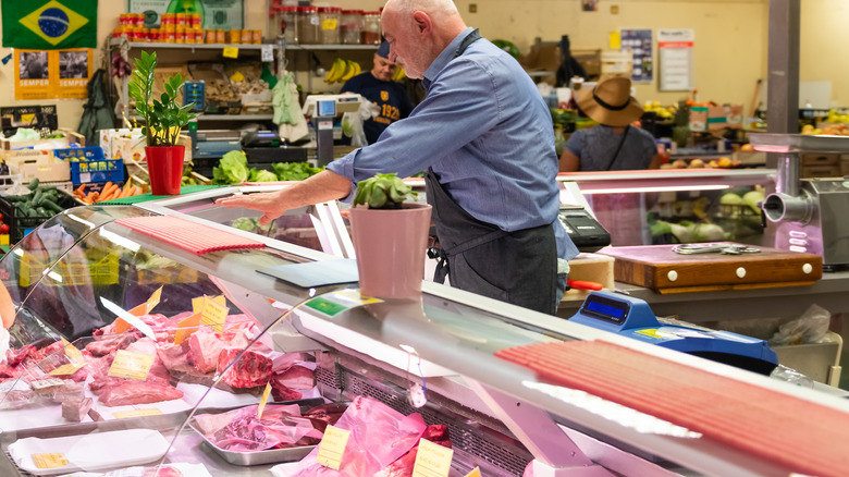 Beef counter in Florence