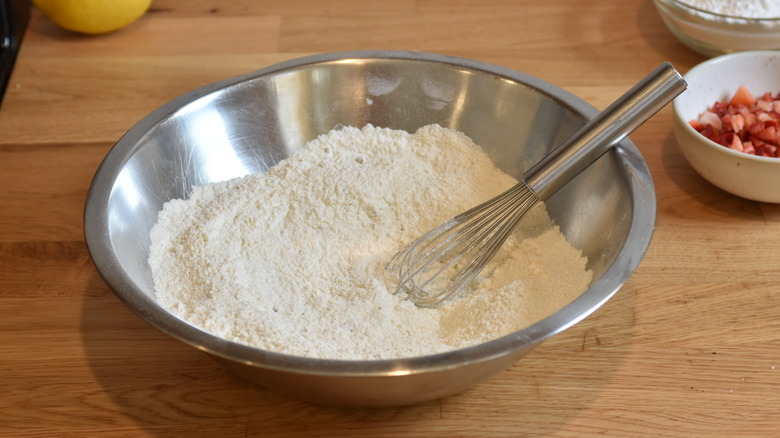 mixing dry ingredients