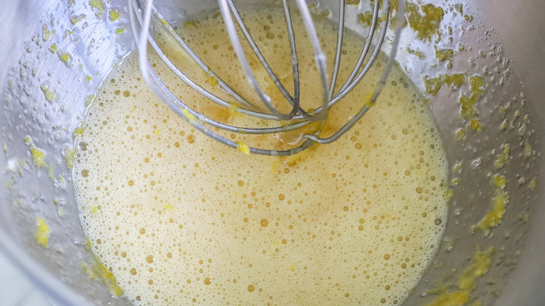 eggs in mixing bowl