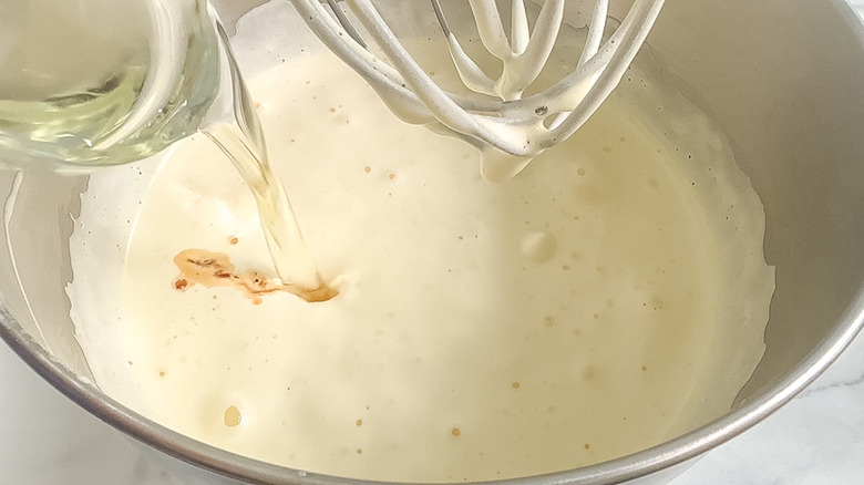 batter in mixing bowl