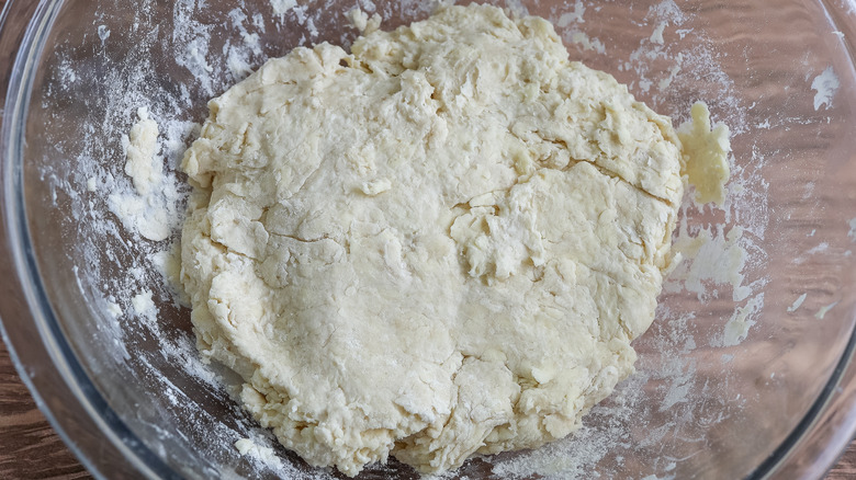 turnover dough in a bowl