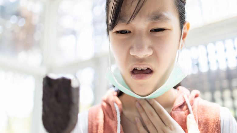 Woman can't taste ice cream