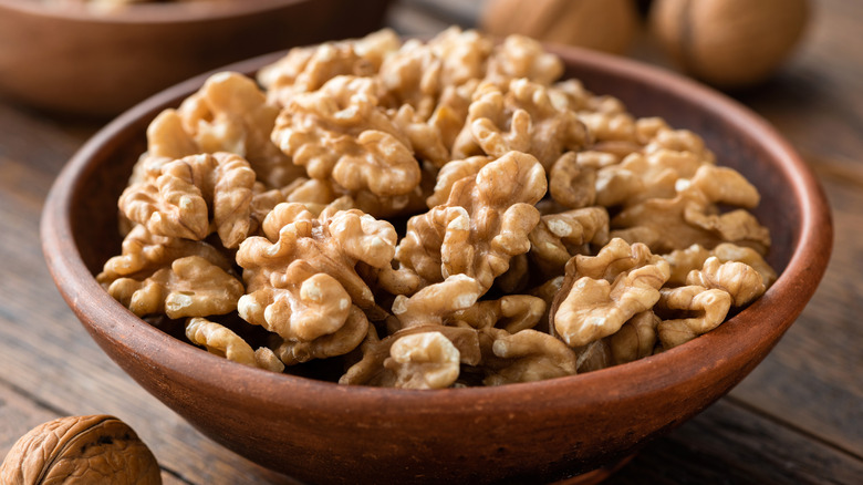 Walnuts in a bowl