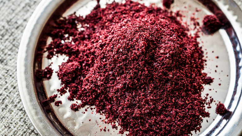 bowl of sumac spice 