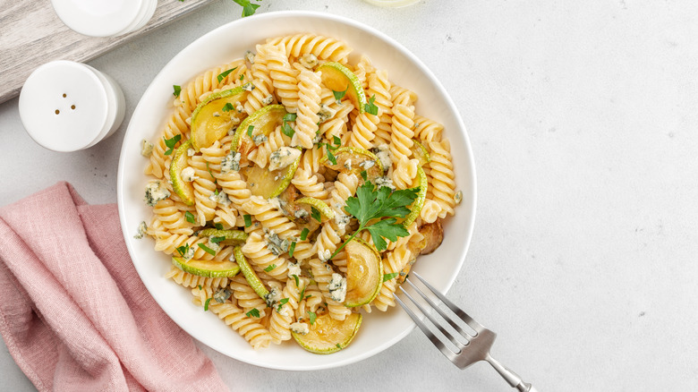 bowl of squash pasta