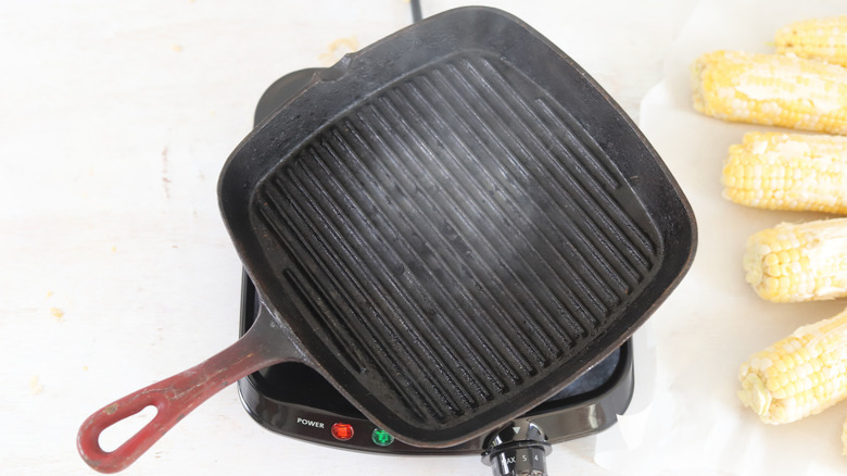 heating grill pan