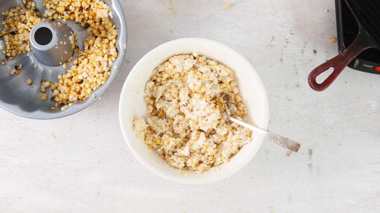 corn and cheese mixture