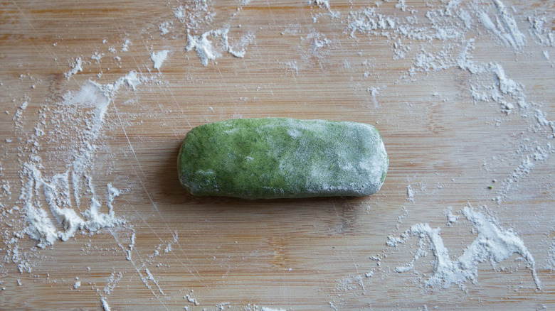 flattened piece of pasta dough