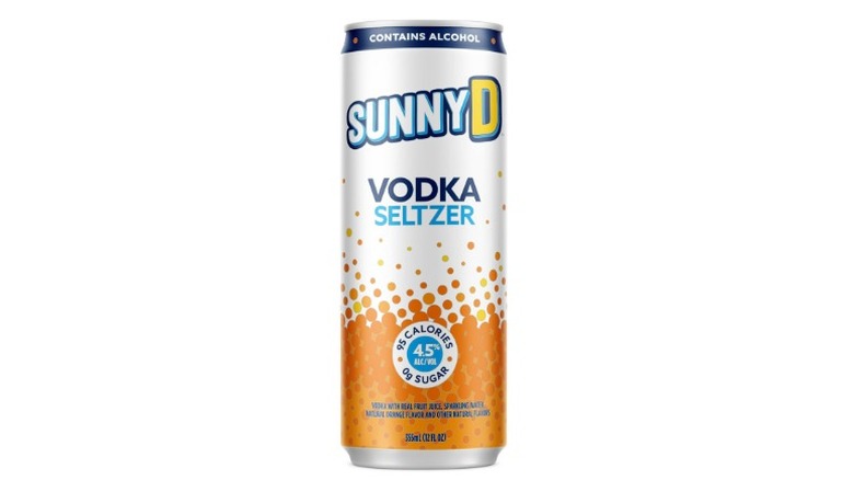 A can of SunnyD Vodka Seltzer