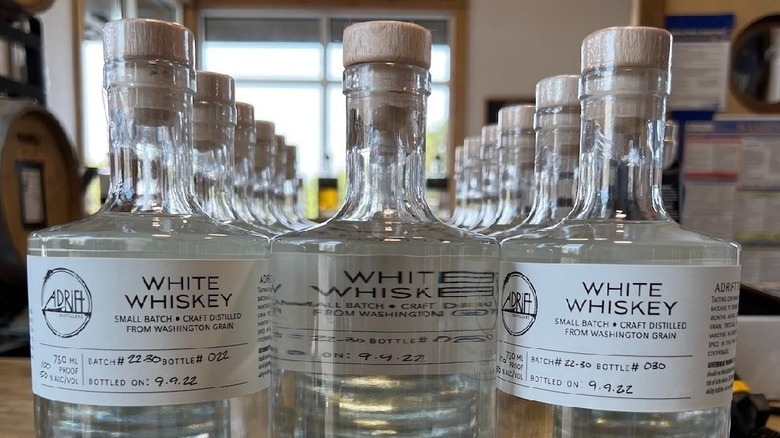 small batch white whiskey