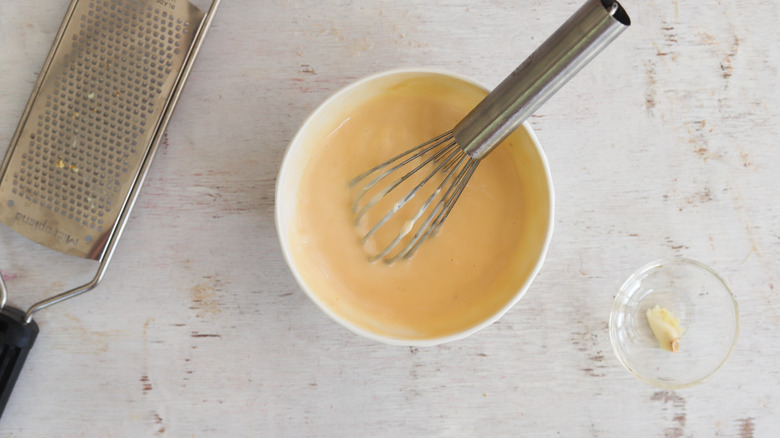 maple mayo in a bowl