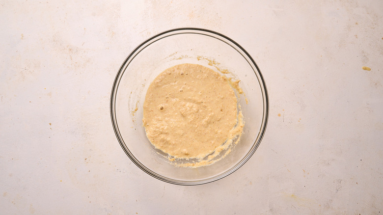 eggs and breadcrumbs in a bowl