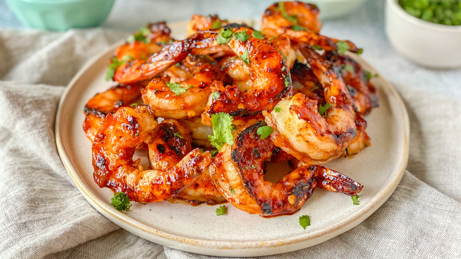 Sweet And Spicy Grilled Shrimp Recipe image