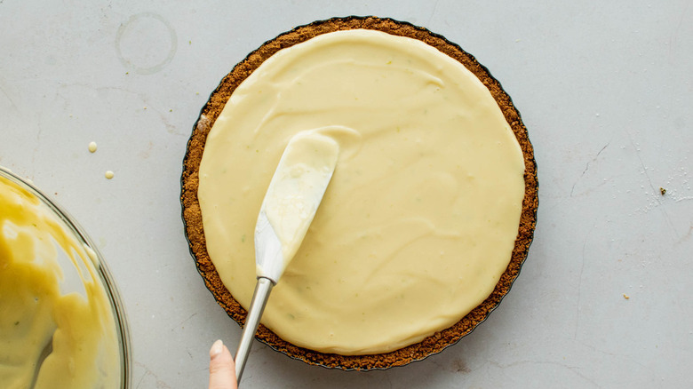 unbaked key lime pie