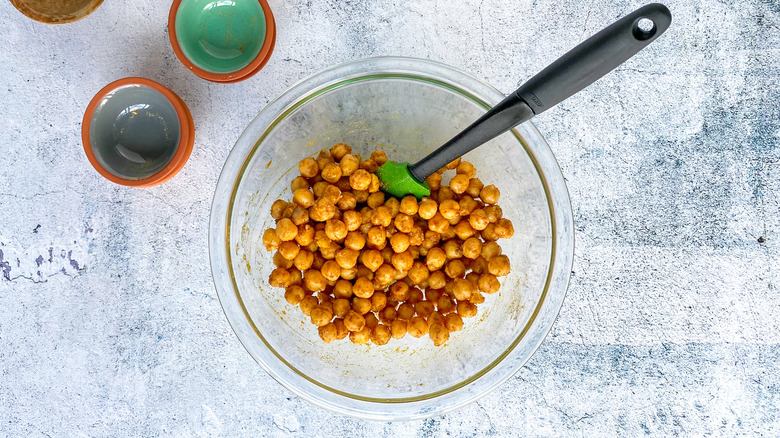 chickpeas in a bowl